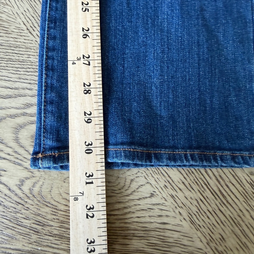 Talbots Curvy Straight Leg Jeans Womens 16 High Waist Dark Wash Denim NEW - Picture 9 of 11